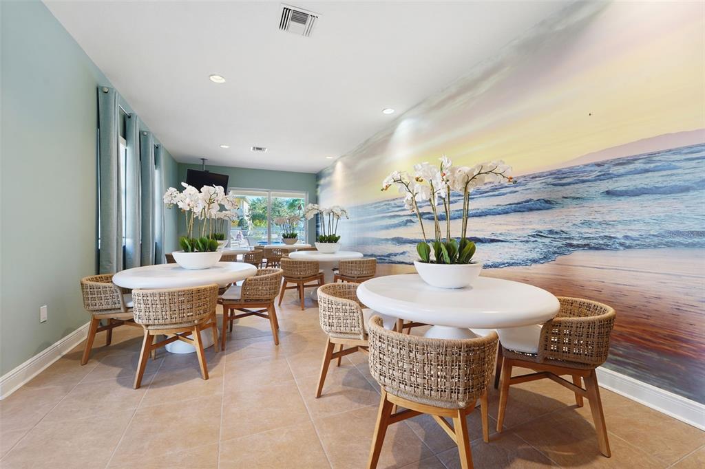 17735 Gulf Boulevard, Unit 702 Redington Shores, FL 33708 - Photo 47 of 60 a dining room with furniture and wooden floor