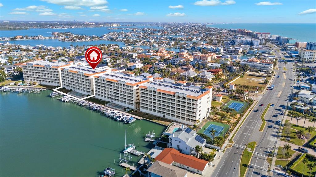 17735 Gulf Boulevard, Unit 702 Redington Shores, FL 33708 - Photo 56 of 60 an aerial view of a city