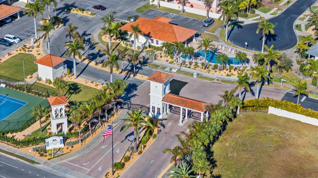 17735 Gulf Boulevard, Unit 702 Redington Shores, FL 33708 - Photo 57 of 60 an aerial view of a house a and garden
