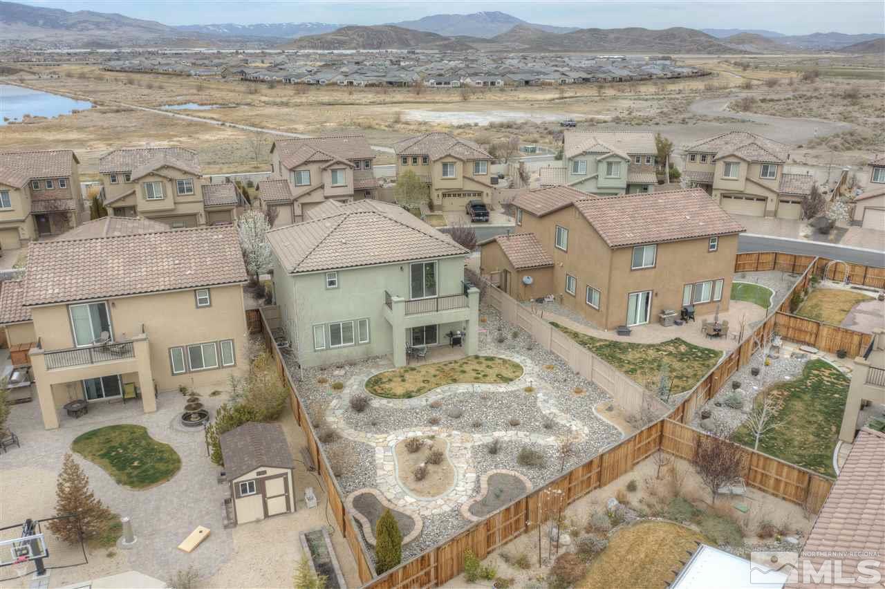 2810 Show Jumper Lane Reno, NV 89521 - Photo 6 of 38 an aerial view of residential houses with outdoor space and ocean view