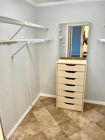a view of a room with storage and utility