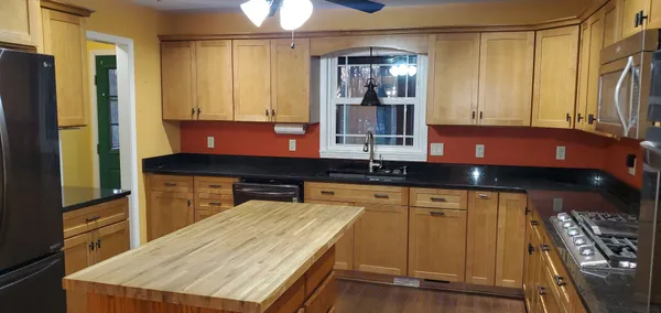 a view of kitchen and utility room