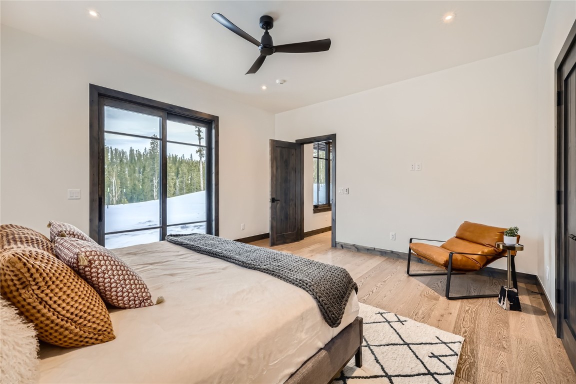207 Barton Ridge Drive Breckenridge, CO 80424 - Photo 39 of 50 a bedroom with a bed and a couch