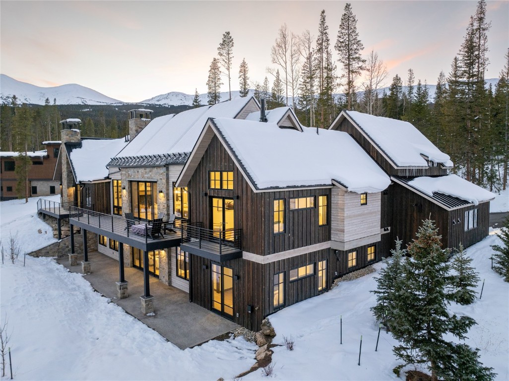 207 Barton Ridge Drive Breckenridge, CO 80424 - Photo 6 of 50 a aerial view of a house with a yard and balcony