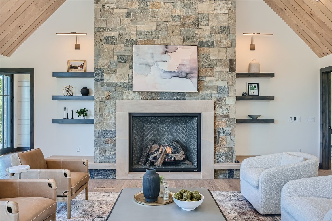 207 Barton Ridge Drive Breckenridge, CO 80424 - Photo 10 of 50 a living room with furniture and a fireplace