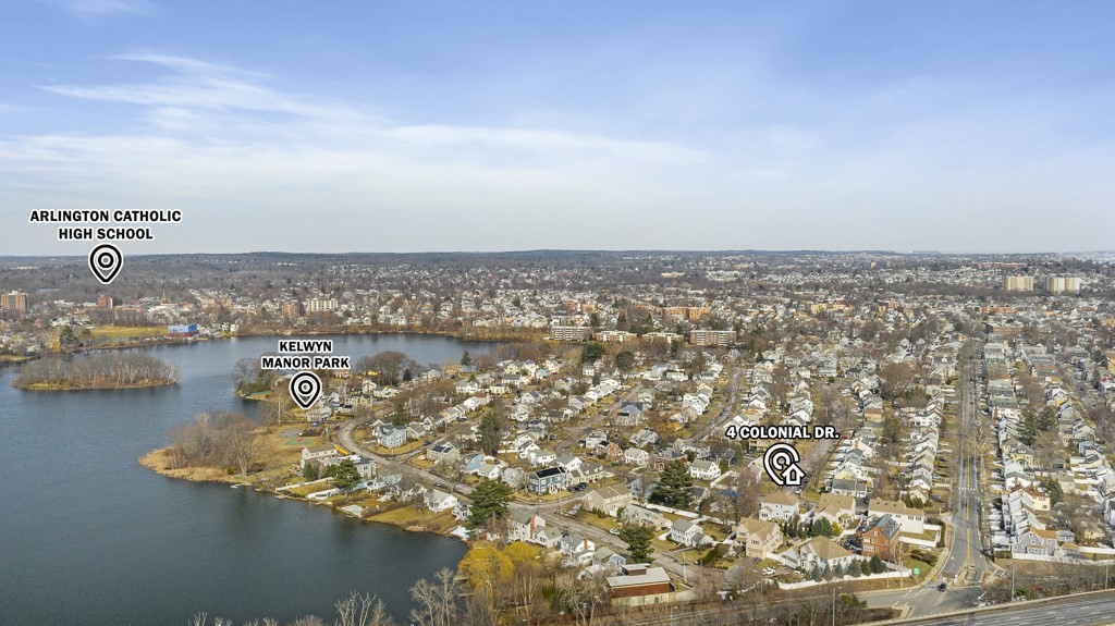 4 Colonial Drive Arlington, MA 02474 - Photo 19 of 19 an aerial view of a ocean