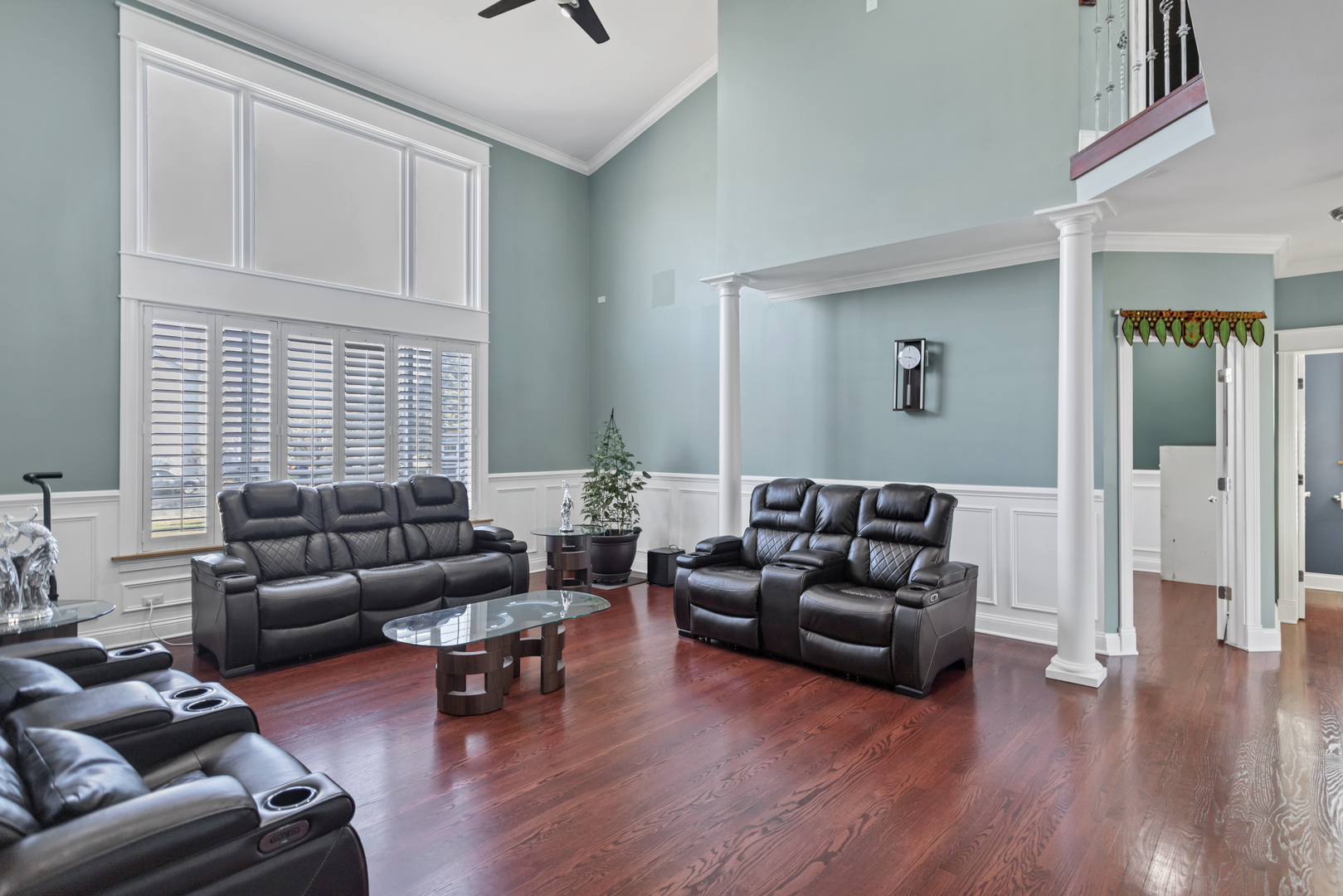 1548 Old Forge Road Bartlett, IL 60103 - Photo 9 of 50 a living room with furniture and a wooden floor