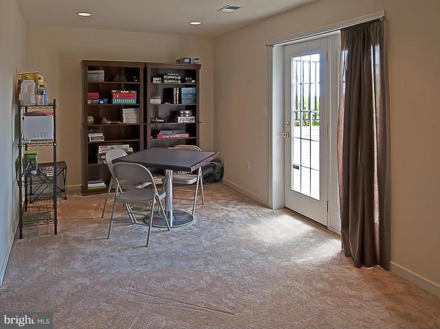 133 Standpipe Road Culpeper, VA 22701 - Photo 26 of 30 Basement Rec Room with Walk-Up