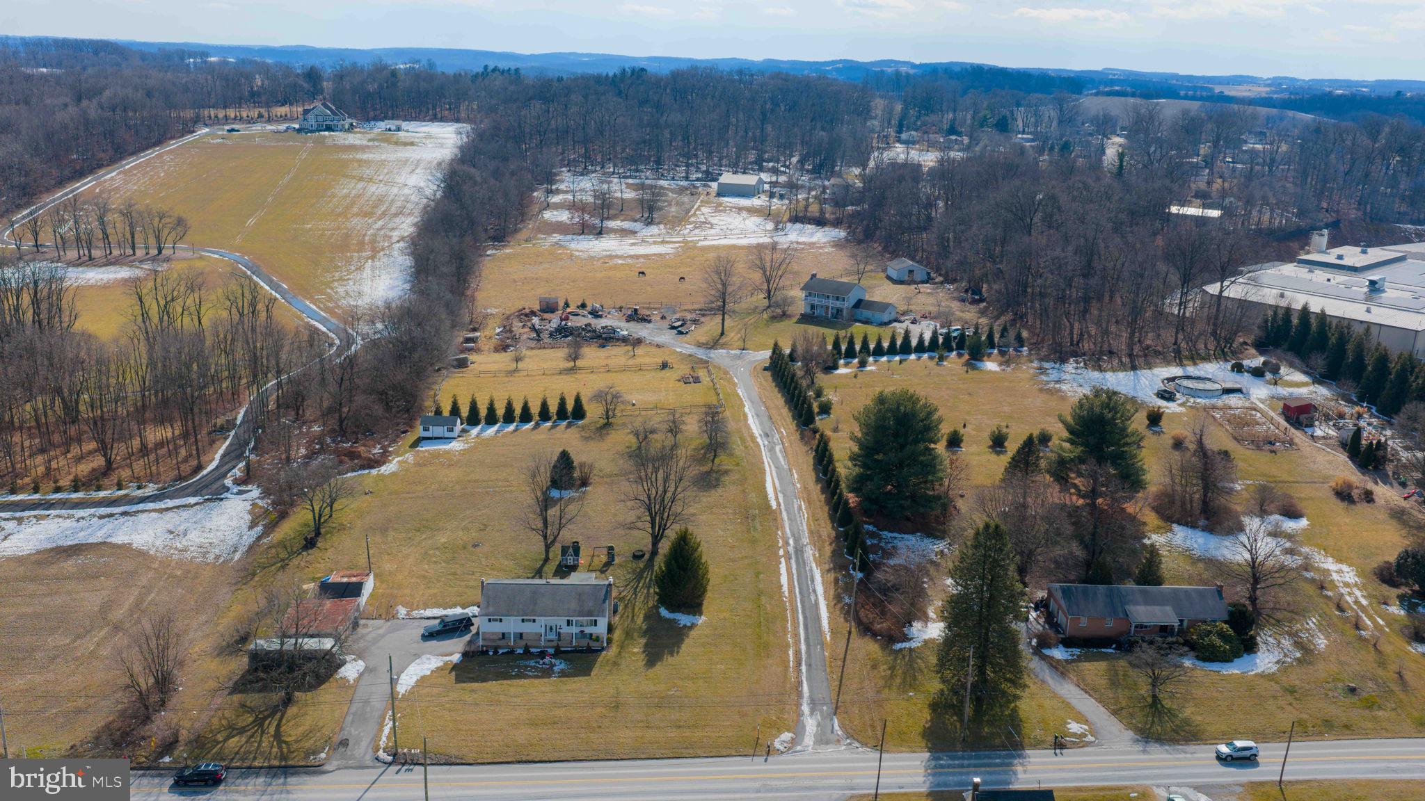 180 Springvale Road Red Lion, PA 17356 - Photo 56 of 70 an aerial view of residential houses and outdoor space
