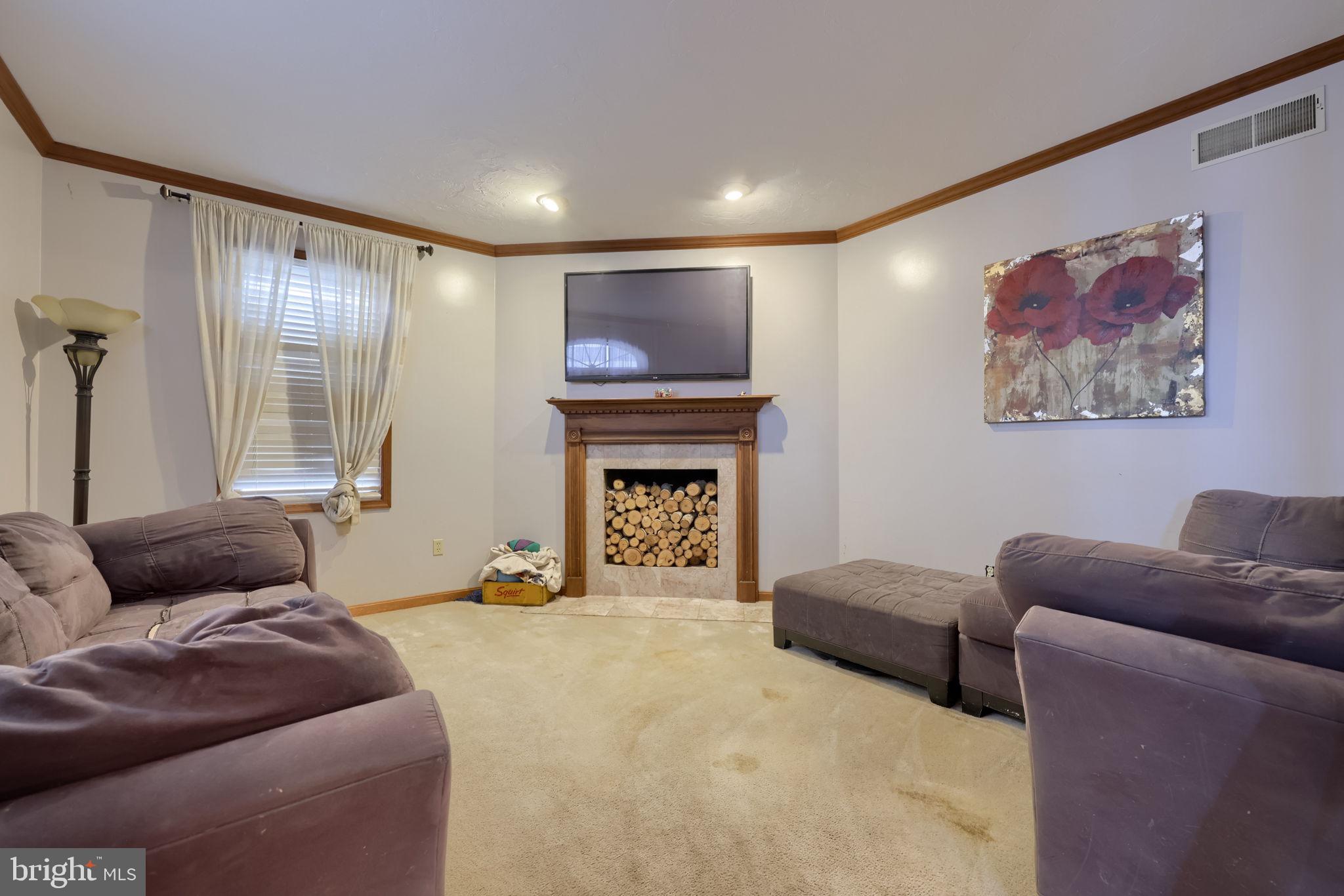180 Springvale Road Red Lion, PA 17356 - Photo 7 of 70 a living room with furniture and a fireplace
