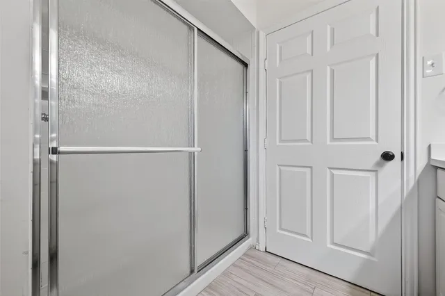 a view of closet area