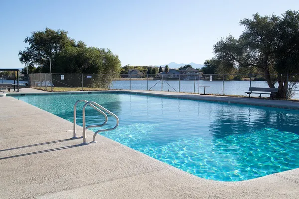 a view of outdoor space and tennis court
