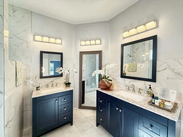 a view of a park with slide