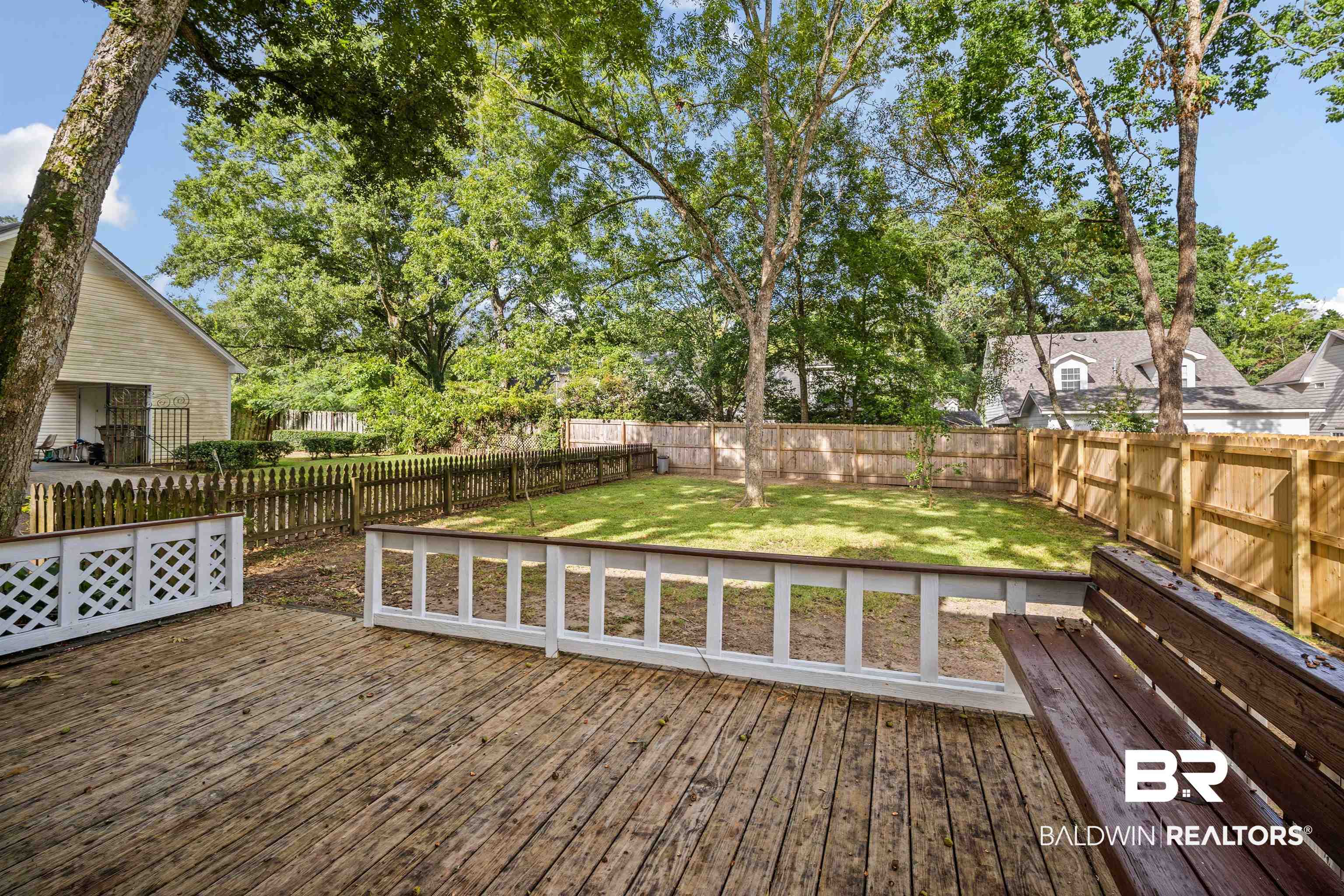 804 Wildwood Avenue Mobile, AL 36609 - Photo 28 of 30 Wooden deck with a lawn