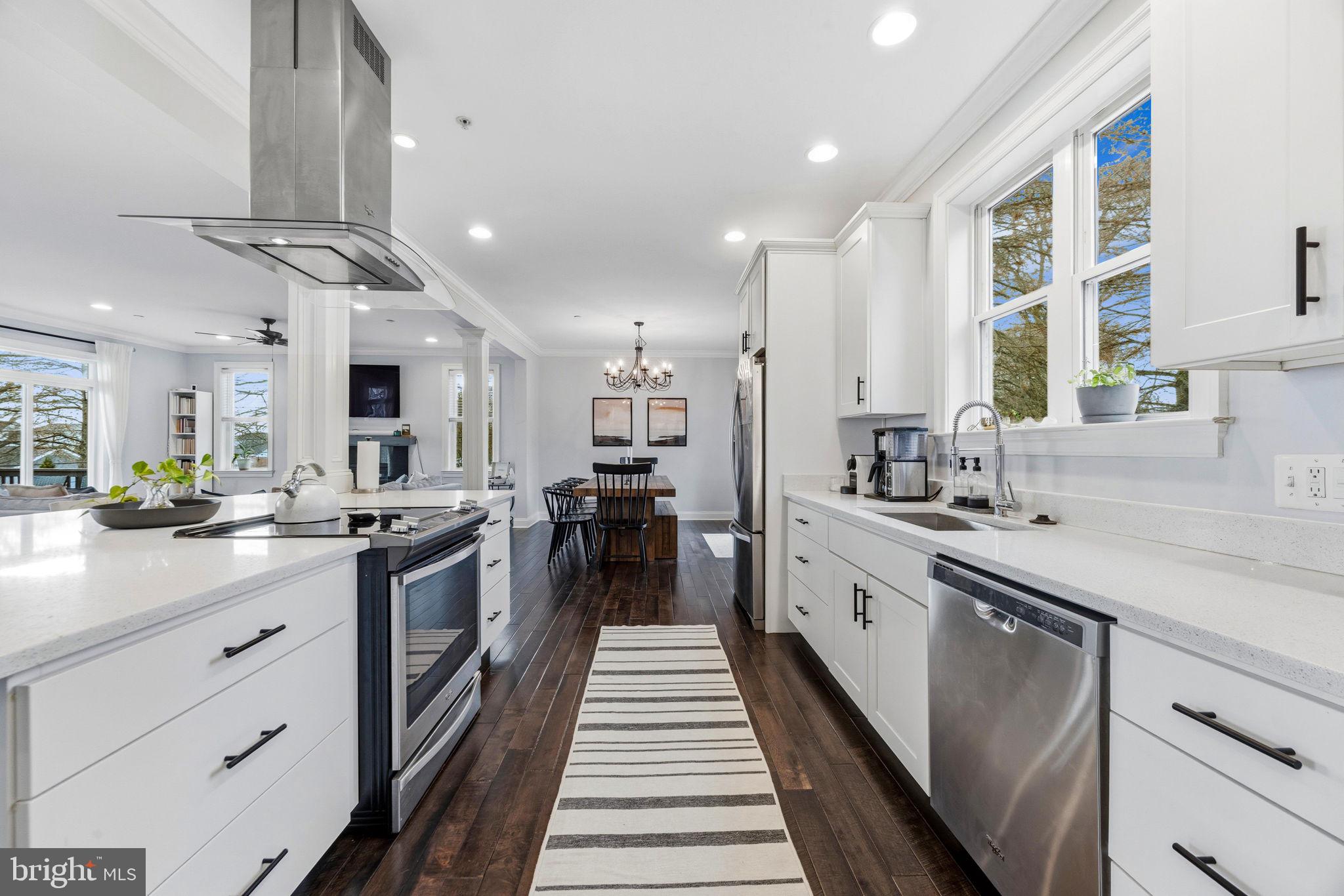 3628 Bay Drive Baltimore, MD 21220 - Photo 20 of 72 a large kitchen with stainless steel appliances lots of counter space and a sink