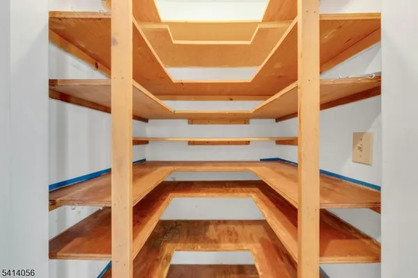 a view of hallway with stairs