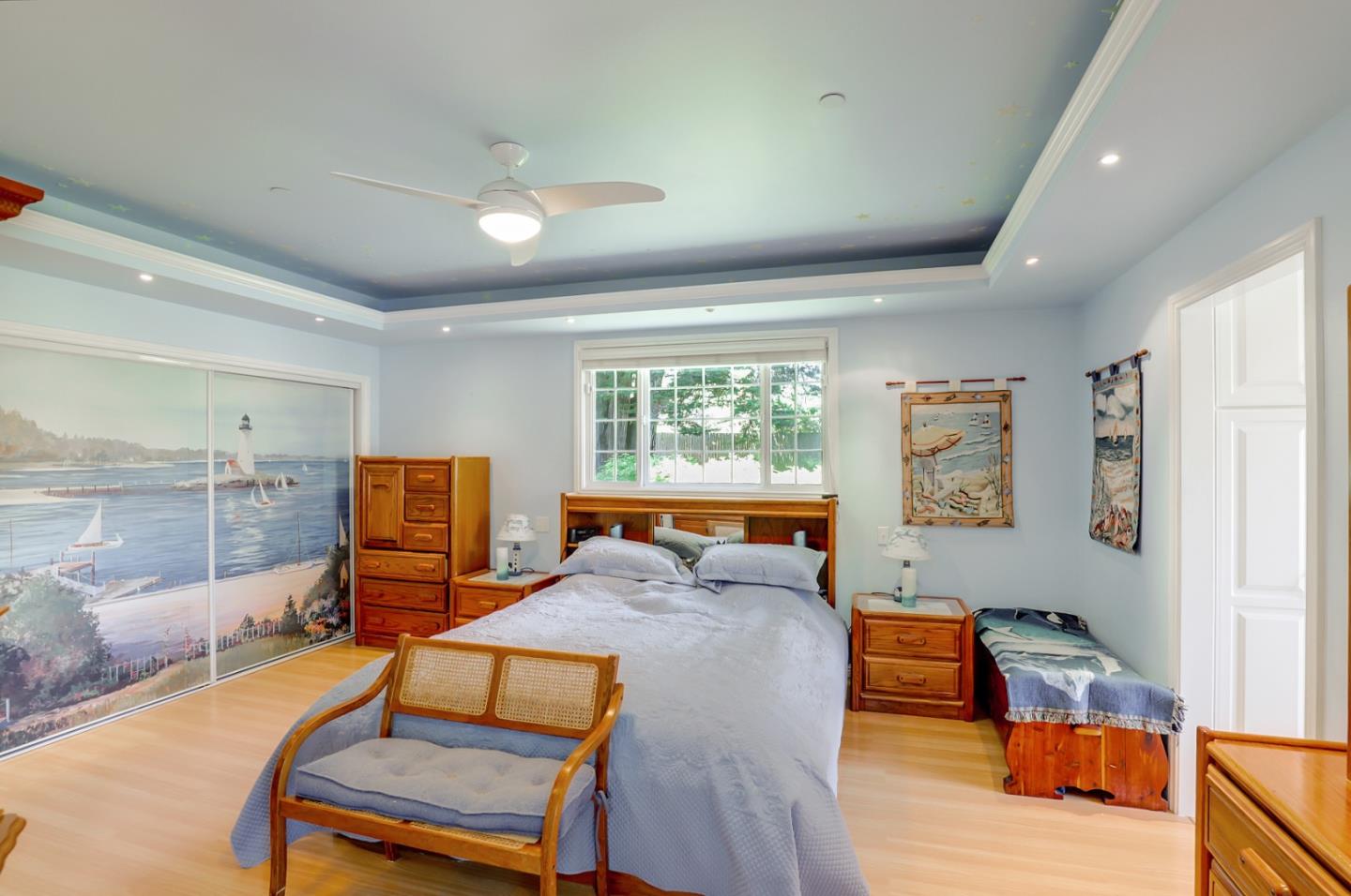 7840 Stage Road San Gregorio, CA 94074 - Photo 17 of 42 a bedroom with furniture and a window