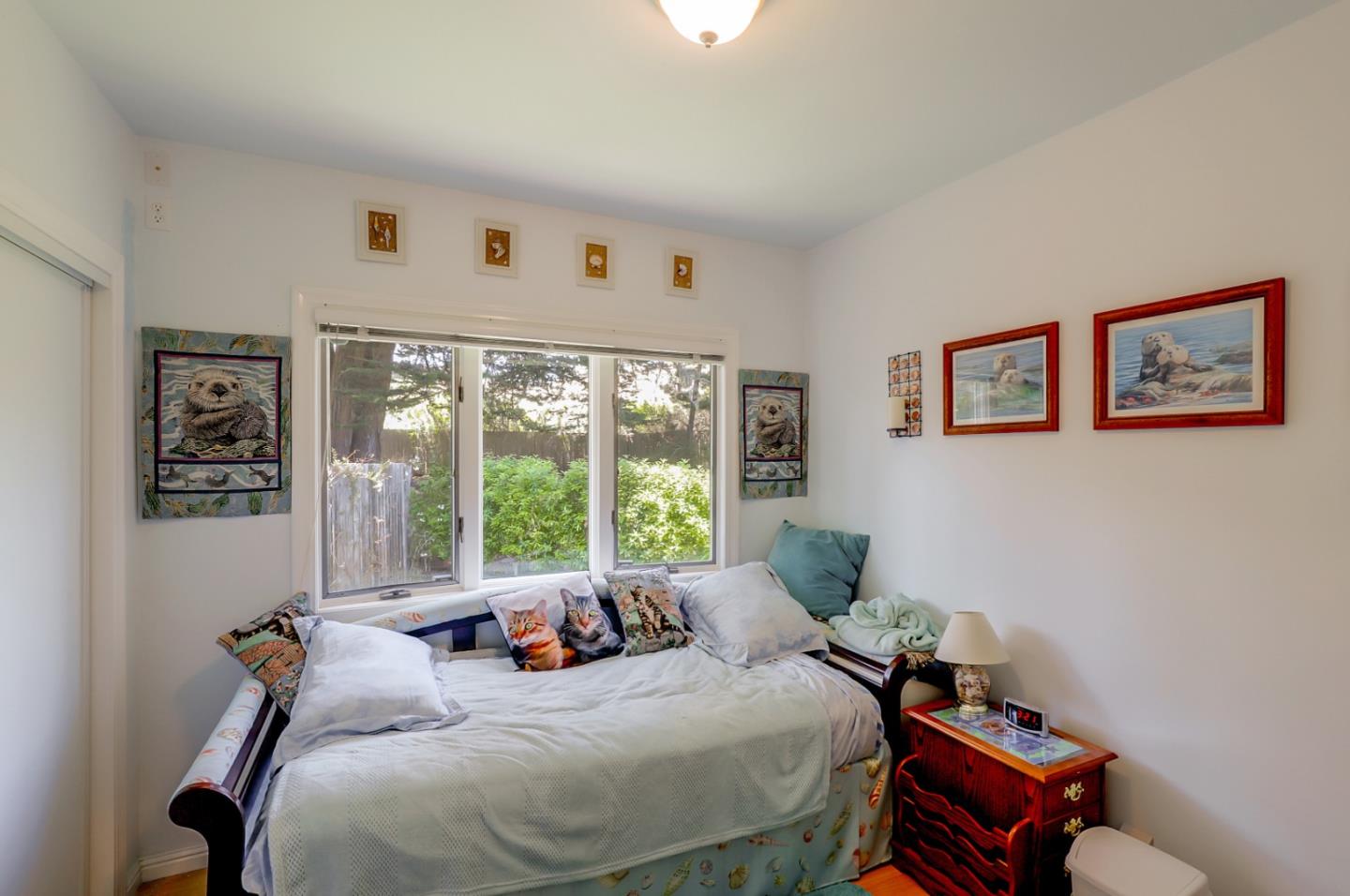 7840 Stage Road San Gregorio, CA 94074 - Photo 19 of 42 a bed room with a bed and a chair