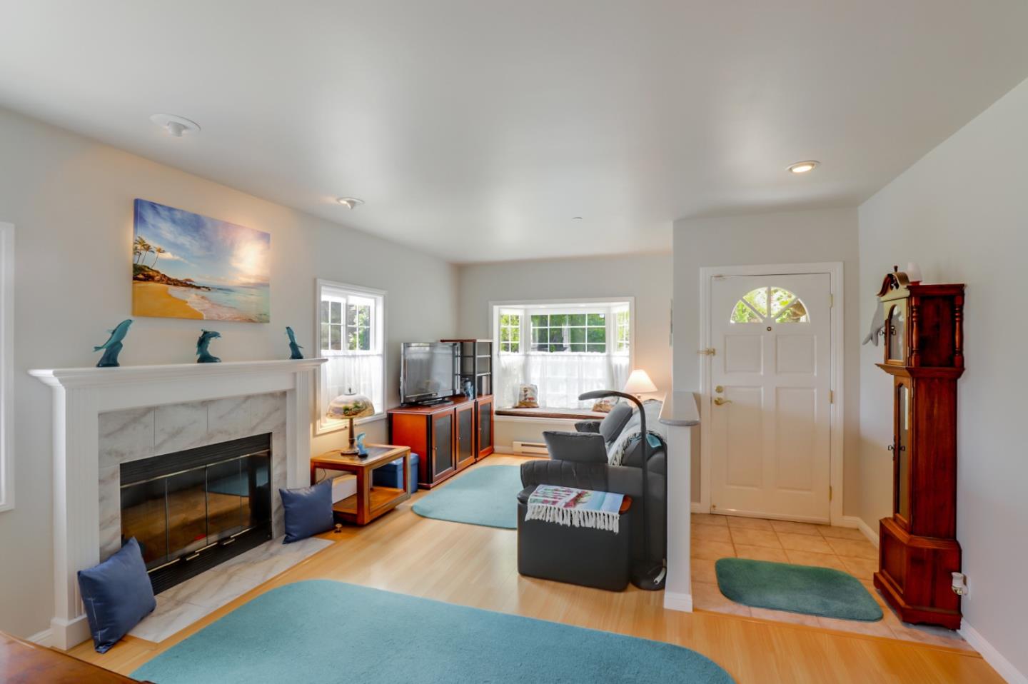 7840 Stage Road San Gregorio, CA 94074 - Photo 4 of 42 a living room with furniture and a fireplace