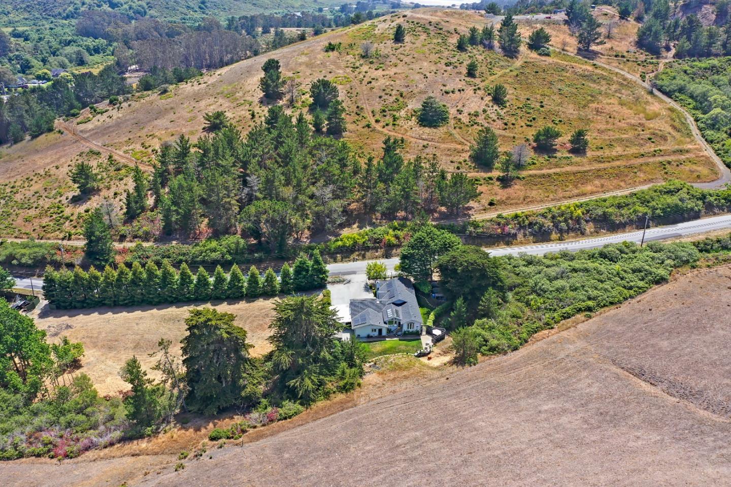 7840 Stage Road San Gregorio, CA 94074 - Photo 39 of 42 a view of a garden with a pathway