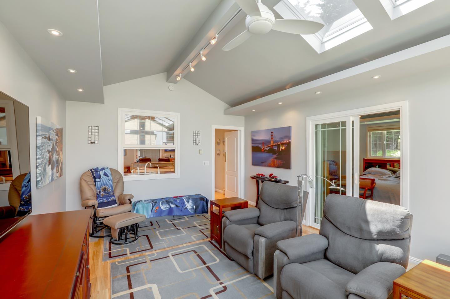 7840 Stage Road San Gregorio, CA 94074 - Photo 8 of 42 a living room with furniture and a flat screen tv