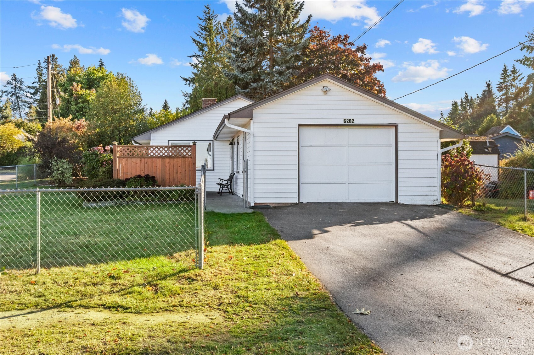 6202 224th Street Southwest Mountlake Terrace, WA 98043 - Photo 19 of 23 a view of backyard of a house