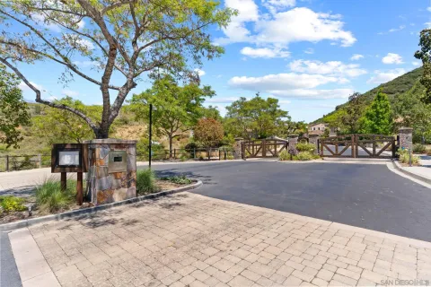 a view of a garden with a pathway