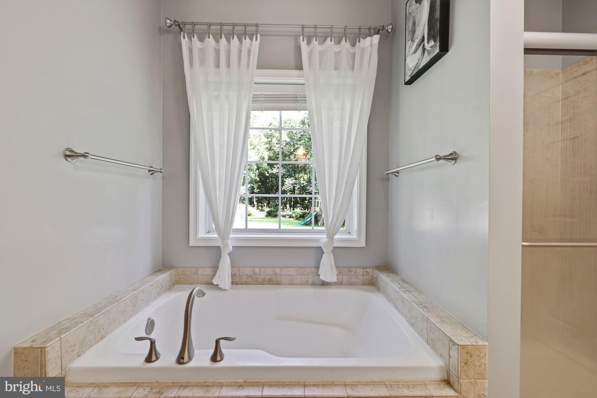 3155 Old Ridge Road Mount Airy, MD 21771 - Photo 26 of 50 Primary Bath with Soaking Tub and Separate Shower