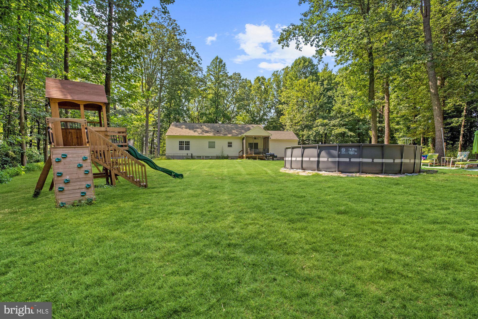 3155 Old Ridge Road Mount Airy, MD 21771 - Photo 46 of 50 Oversized Backyard with Above Ground Pool