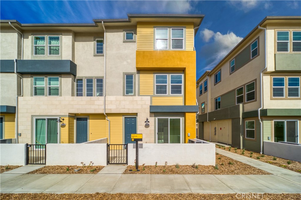 a front view of a building