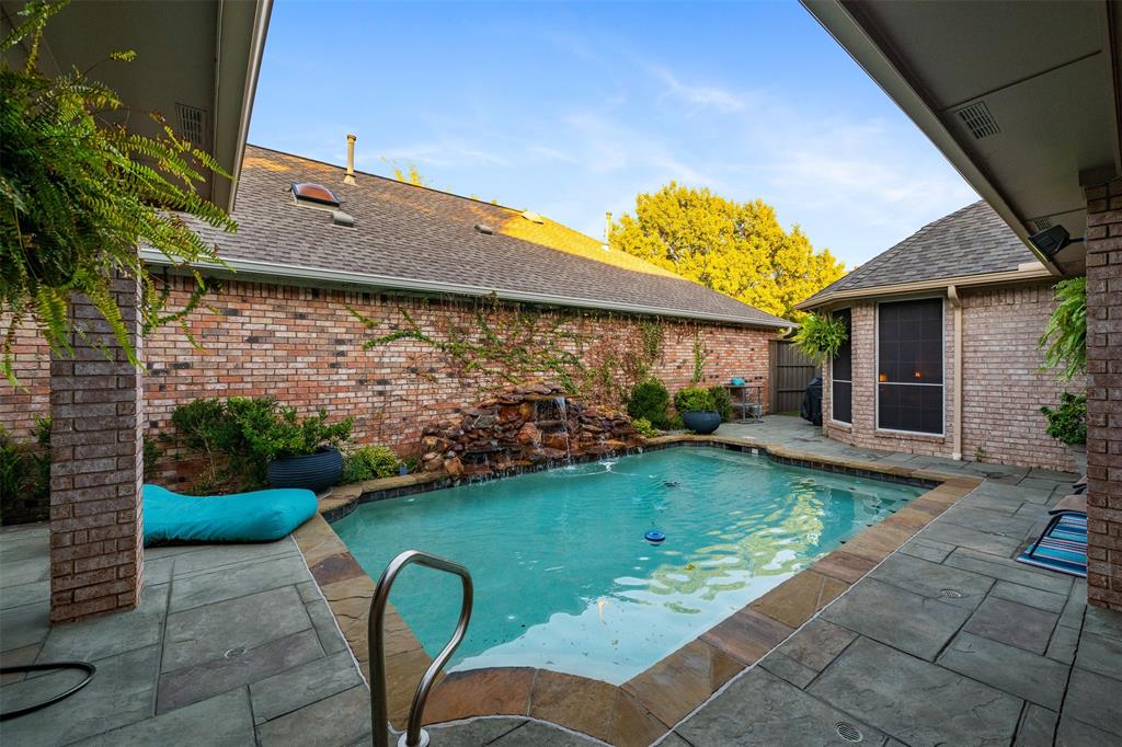 17608 Windflower Way Dallas, TX 75252 - Photo 24 of 34 View of pool with a patio