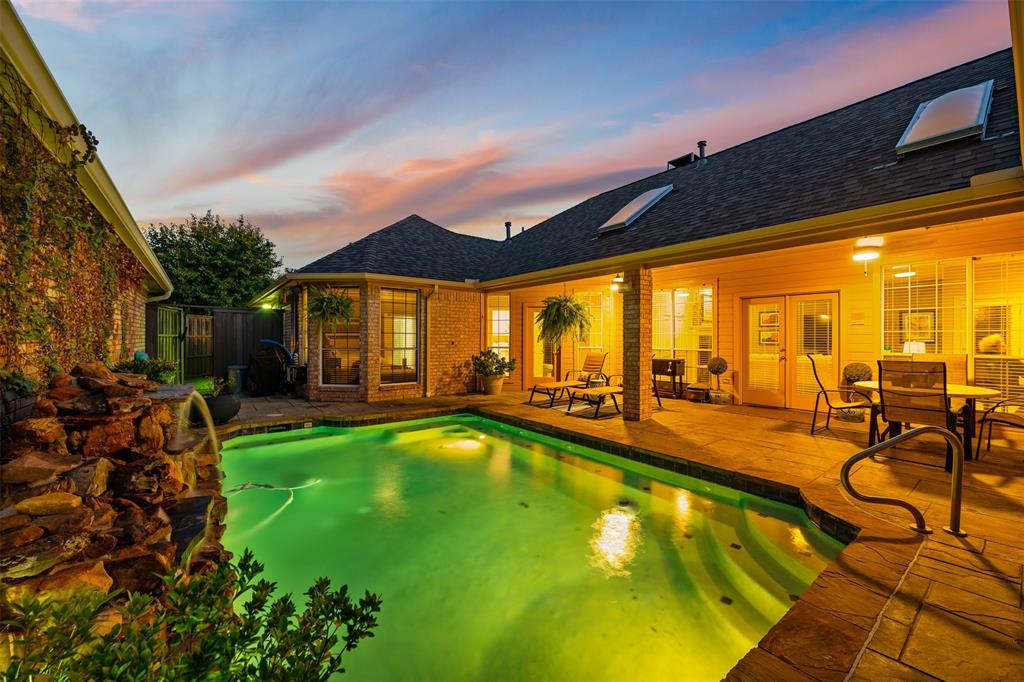17608 Windflower Way Dallas, TX 75252 - Photo 33 of 34 View of pool featuring a patio