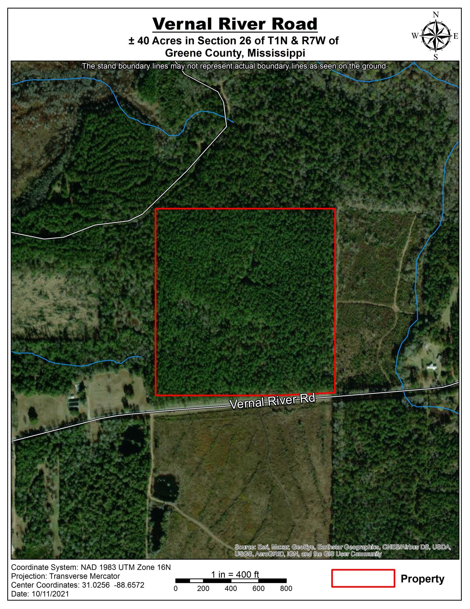 39-ac Vernal River Road Lucedale, MS 39452 - Photo 7 of 7 40 acres Vernal River Rd