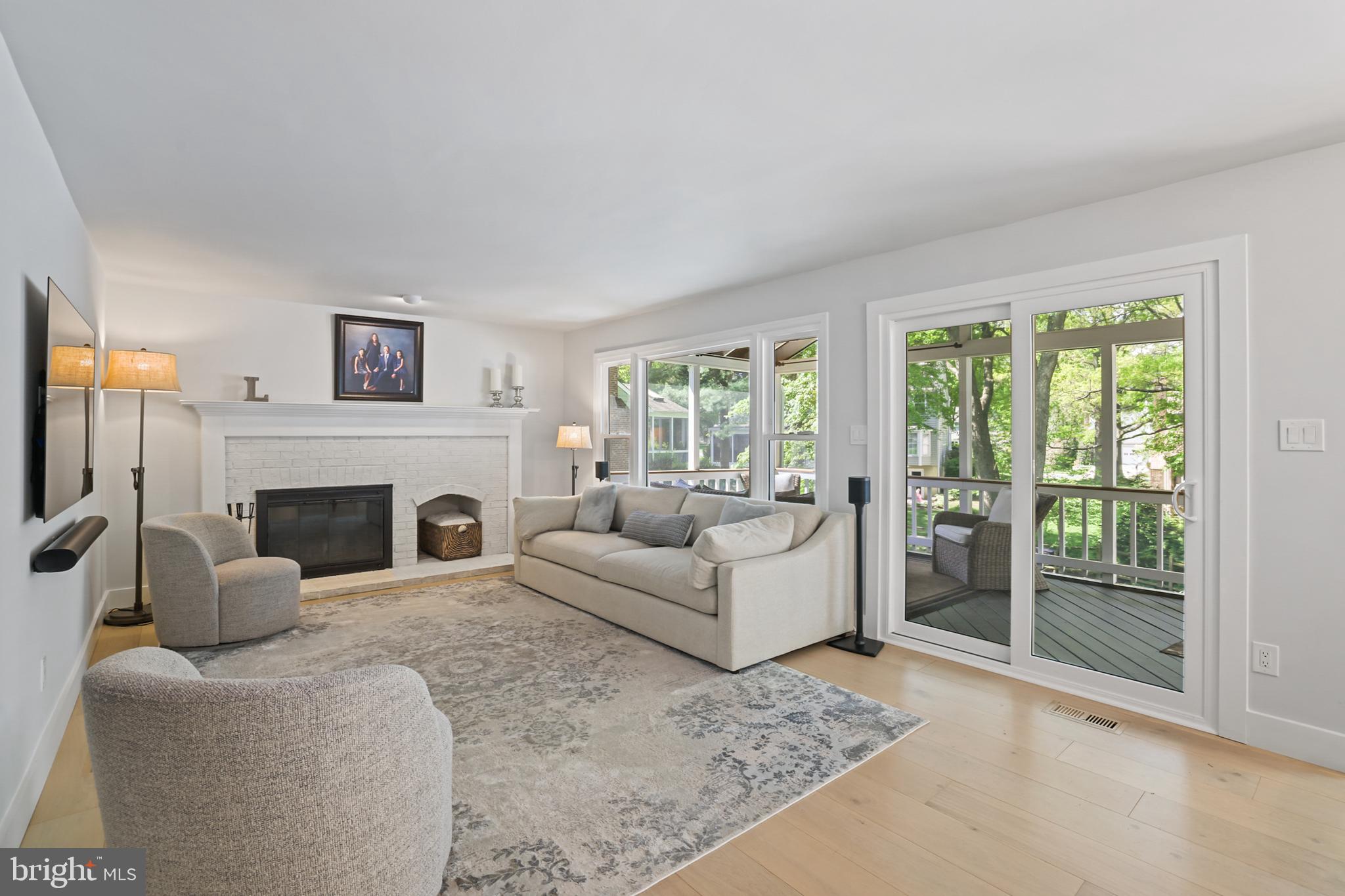 1610 Autumnwood Drive Reston, VA 20194 - Photo 23 of 55 Family room with wood-burning fireplace