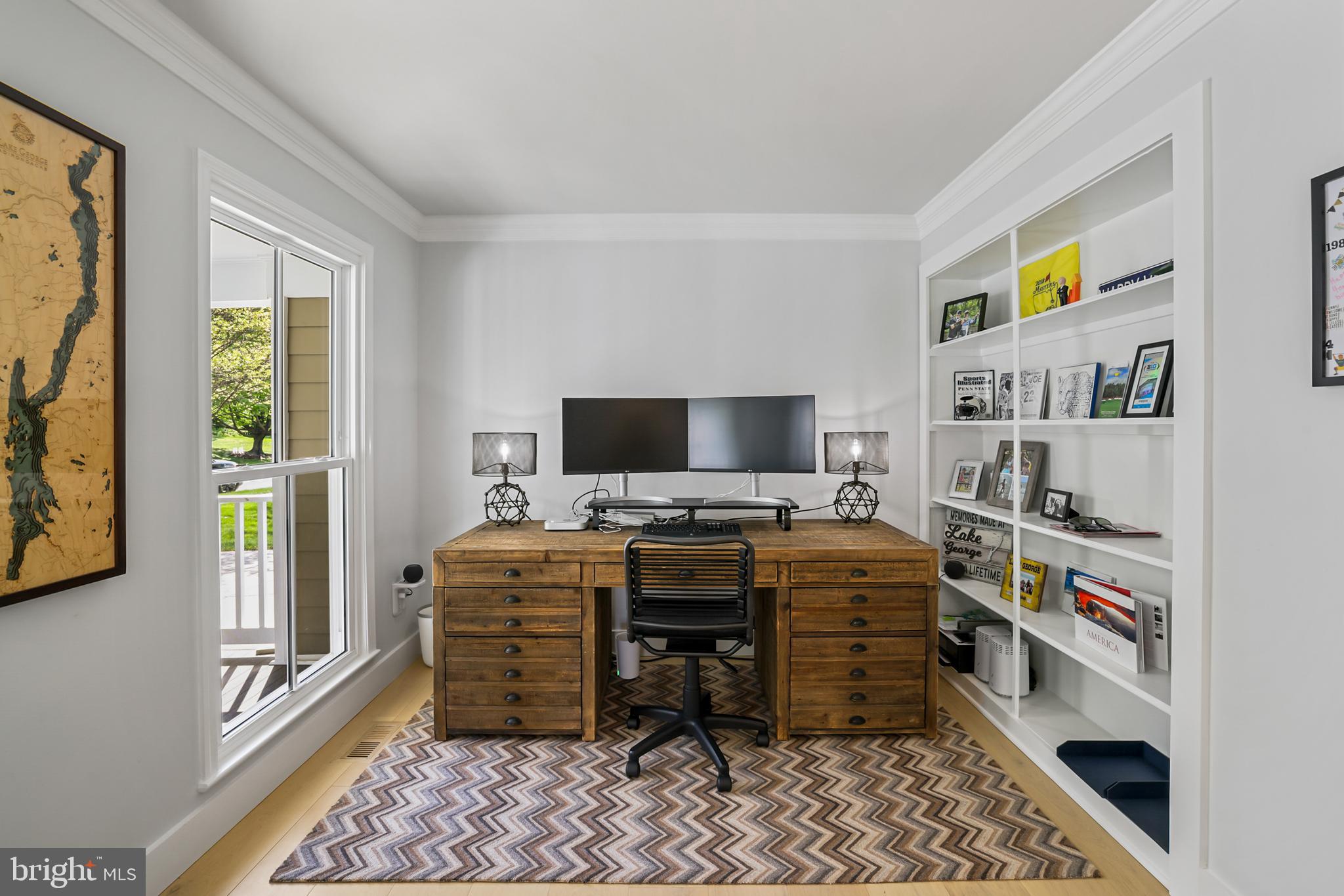 1610 Autumnwood Drive Reston, VA 20194 - Photo 27 of 55 Main level office with built-in shelving