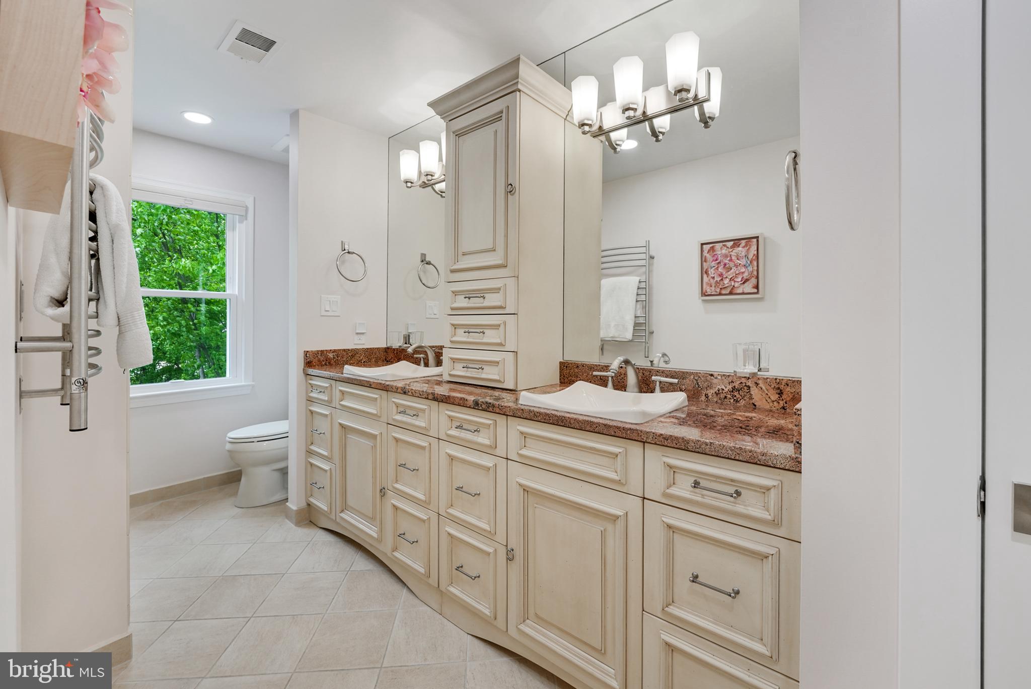 1610 Autumnwood Drive Reston, VA 20194 - Photo 38 of 55 Updated hall bath with heated tile flooring