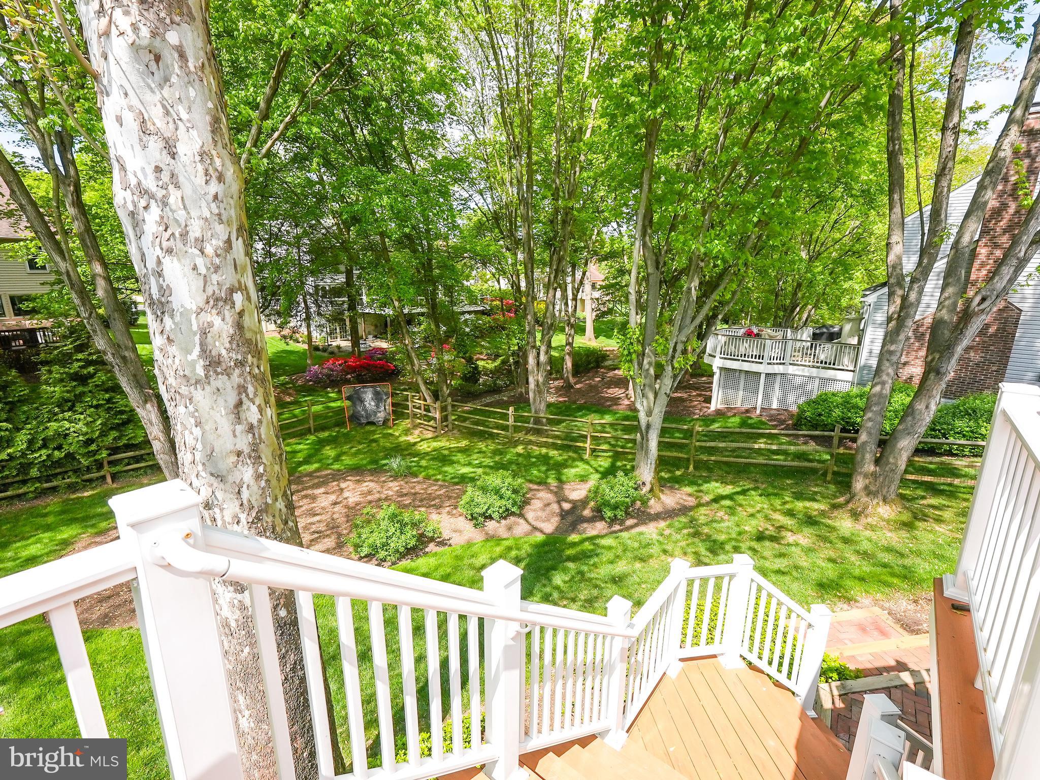 1610 Autumnwood Drive Reston, VA 20194 - Photo 55 of 55 Stairs lead down to patio and fenced-in rear yard