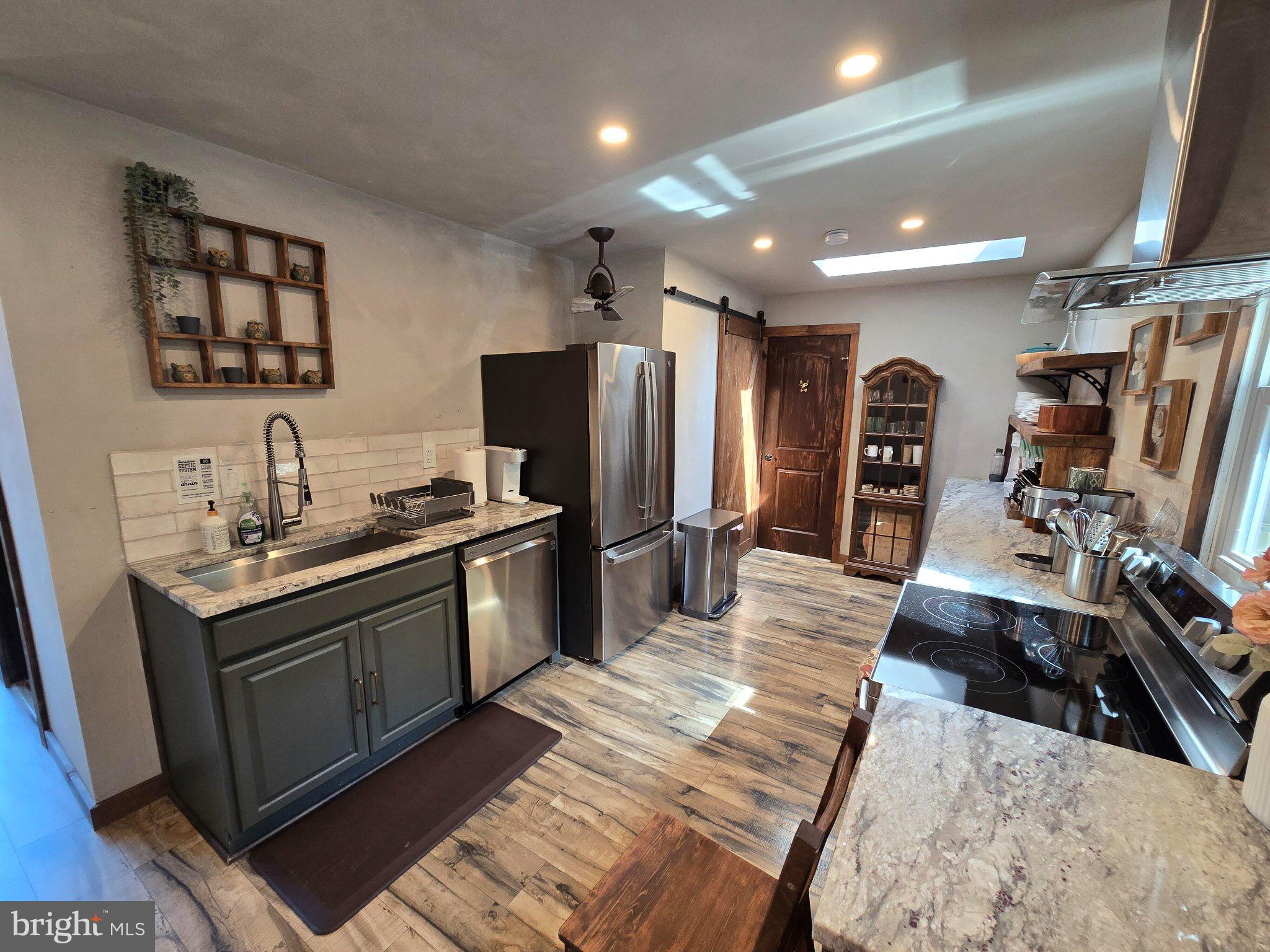 1614 High Top Road Linden, VA 22642 - Photo 11 of 25 Modern kitchen with rustic charm.