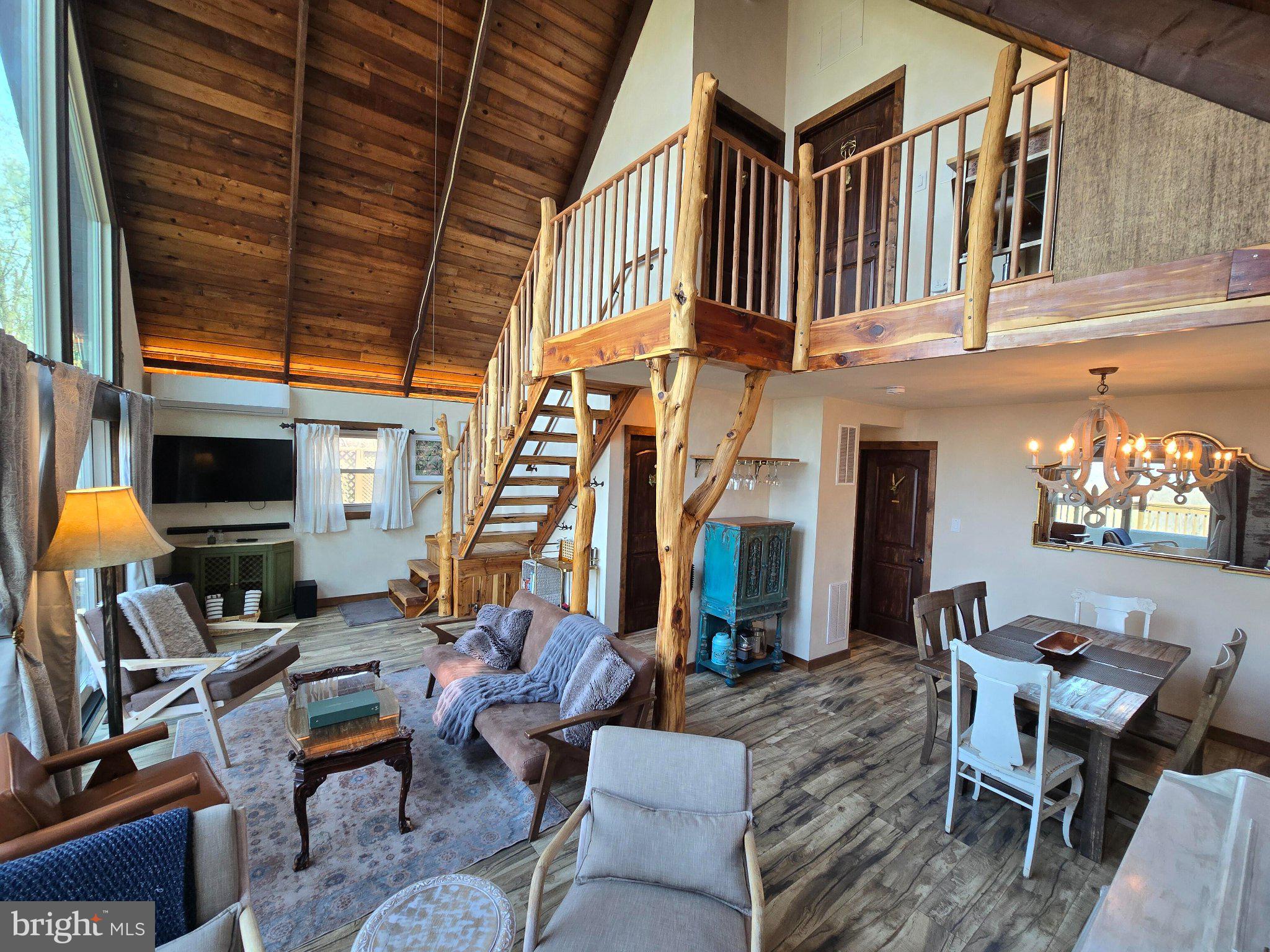 1614 High Top Road Linden, VA 22642 - Photo 3 of 25 Charming lofted retreat with rustic flair.