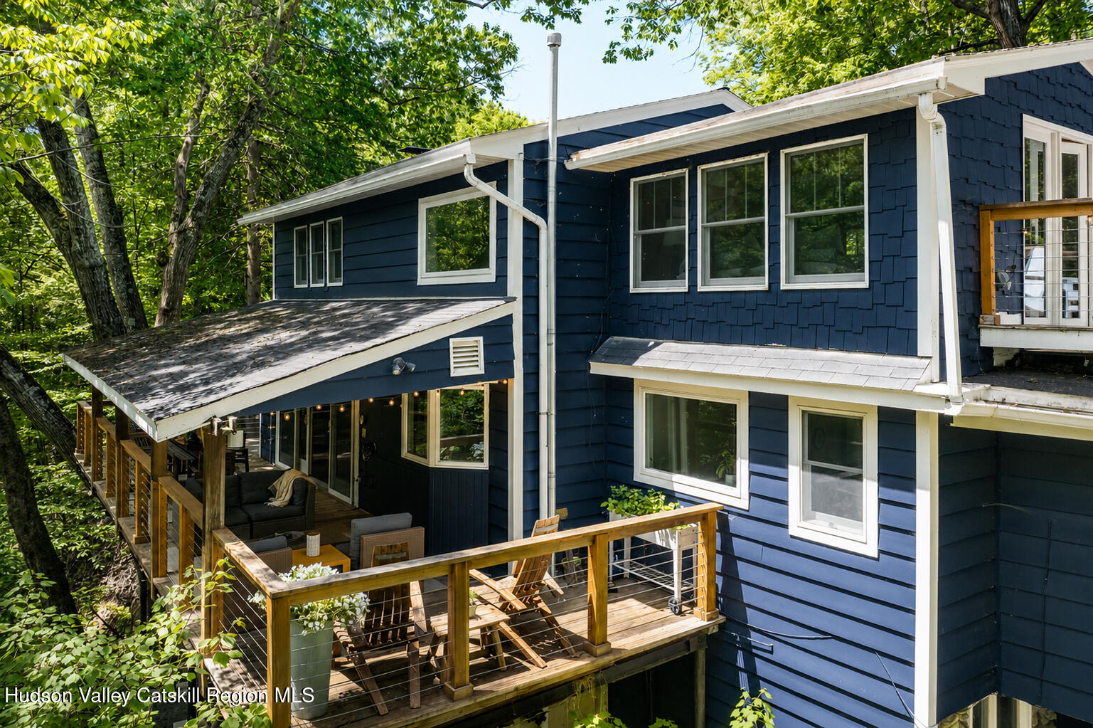 22 Old Mill Road Stephentown, NY 12169 - Photo 14 of 55 a view of a house with a deck