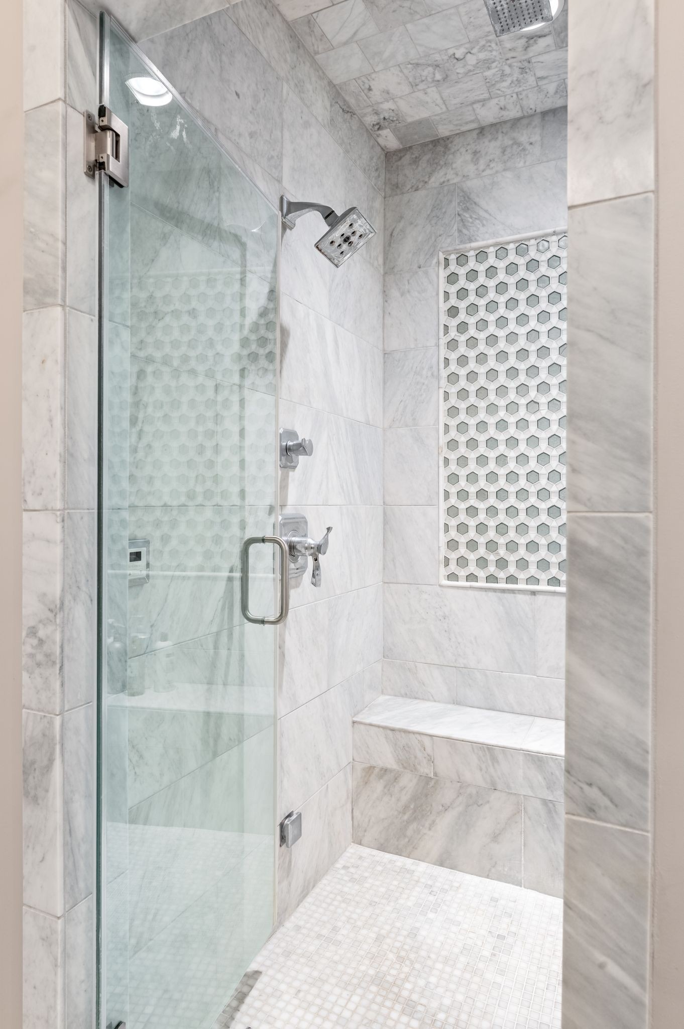 3509 Trimble Road Nashville, TN 37215 - Photo 42 of 80 a bathroom with a bathtub and shower