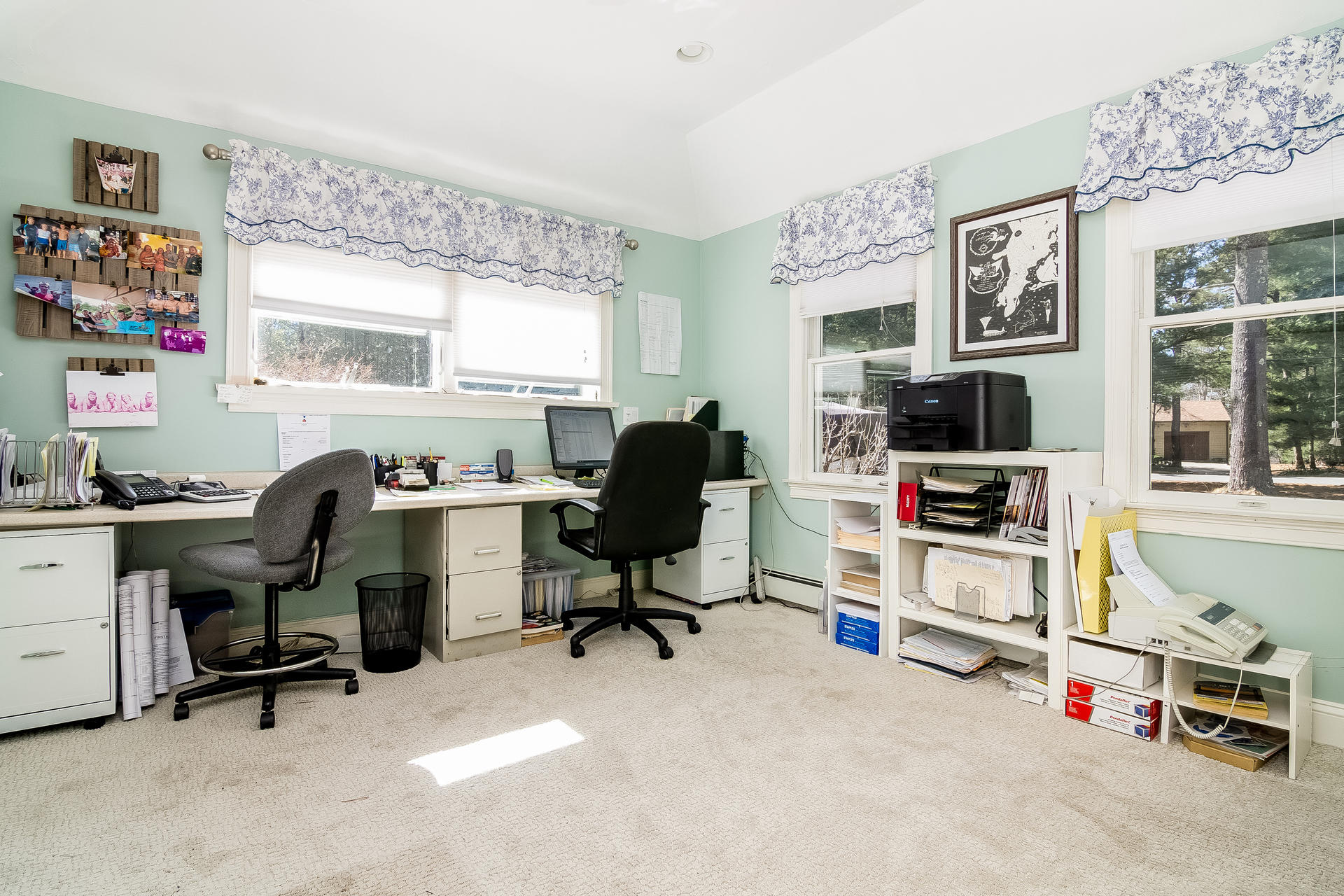 568 Santuit Road Cotuit, MA 02635 - Photo 15 of 30 a view of a workspace with furniture and a window
