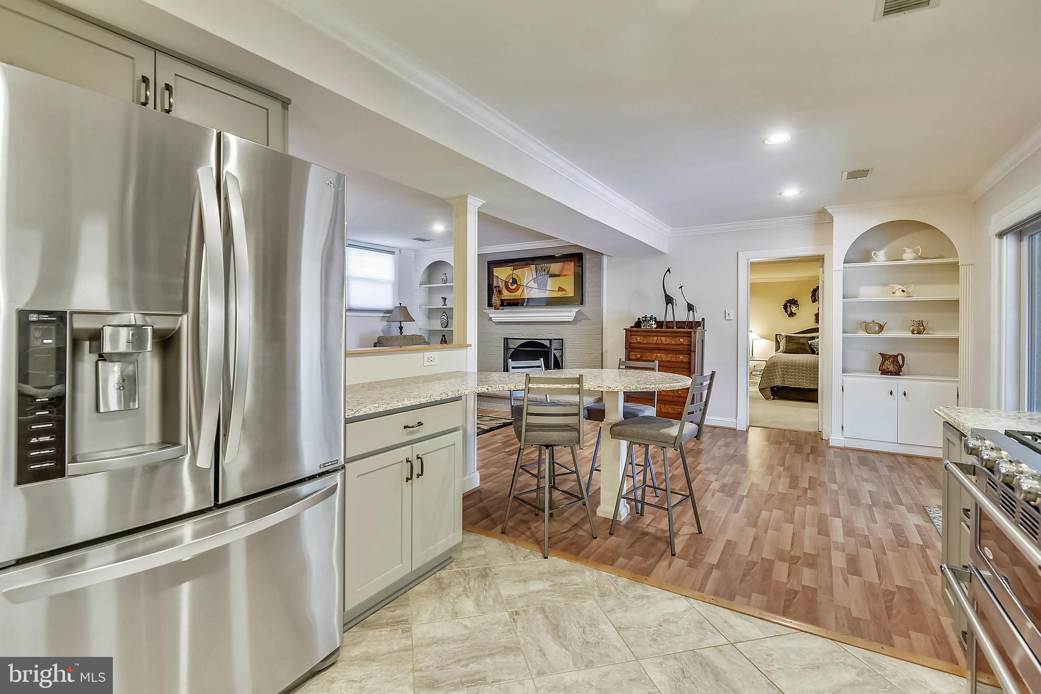 2871 Hideaway Road Fairfax, VA 22031 - Photo 44 of 75 Food preparation area w/ french-door refrigerator
