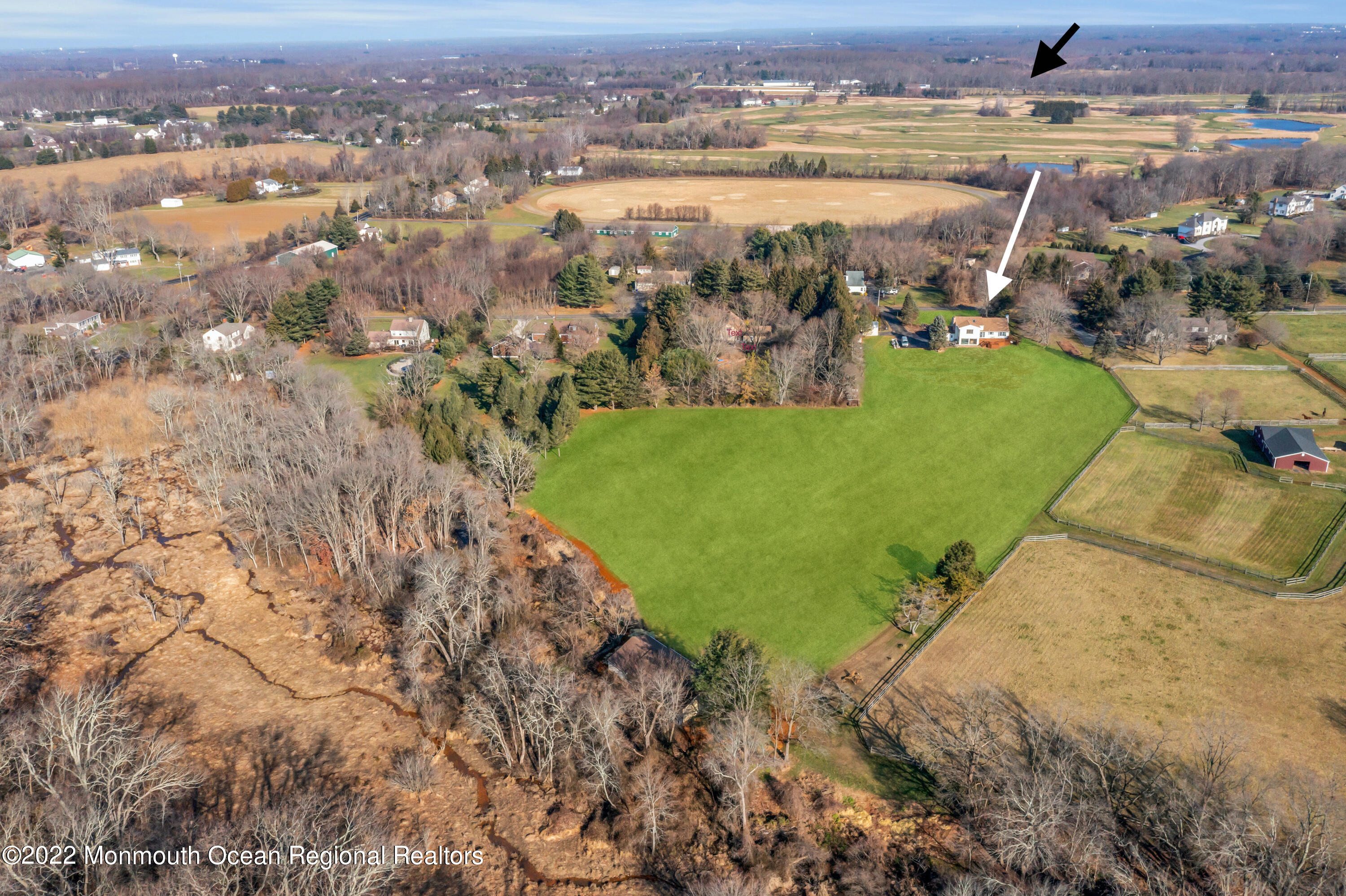 11 Charleston Spring Road Millstone Township, NJ 08510 - Photo 45 of 49 Drone showing Golf Course