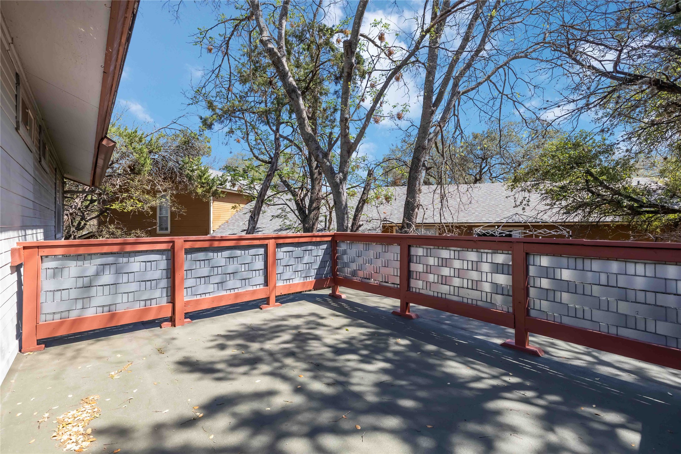1703 Waterloo Trail, Unit B Austin, TX 78704 - Photo 24 of 36 View of wooden deck