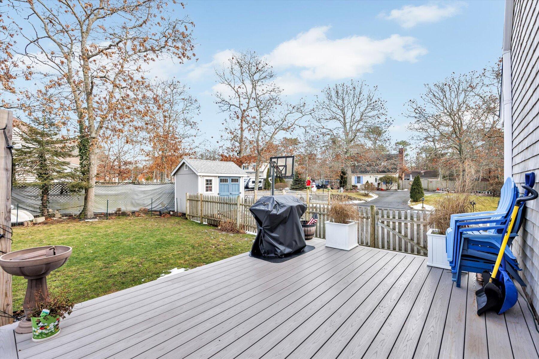 39 Papnomett Road Mashpee, MA 02649 - Photo 28 of 34 a park view with a seating space