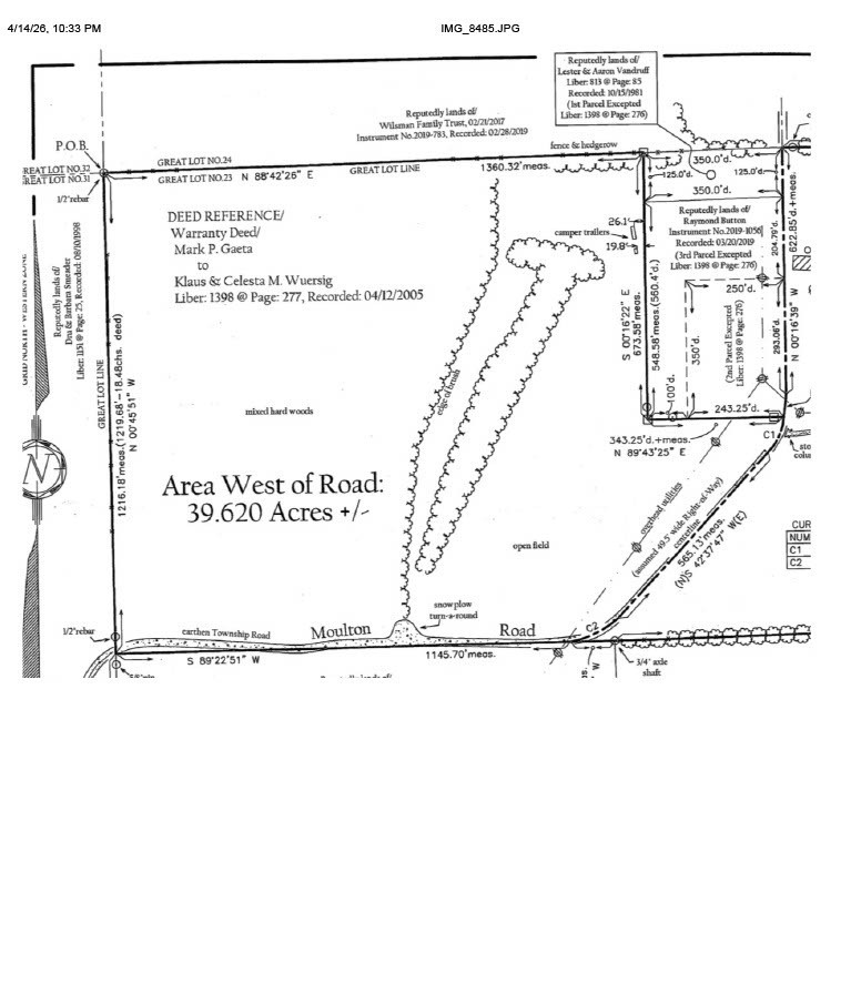 0 Moulton Road Cuba, NY 14727 - Photo 5 of 8 SURVEY