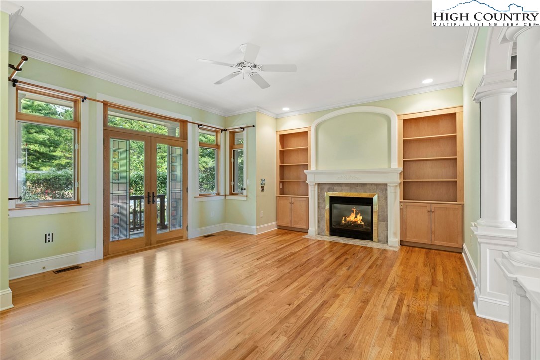 461 Summit Rise Drive Boone, NC 28607 - Photo 18 of 50 a view of an empty room with a window and wooden floor