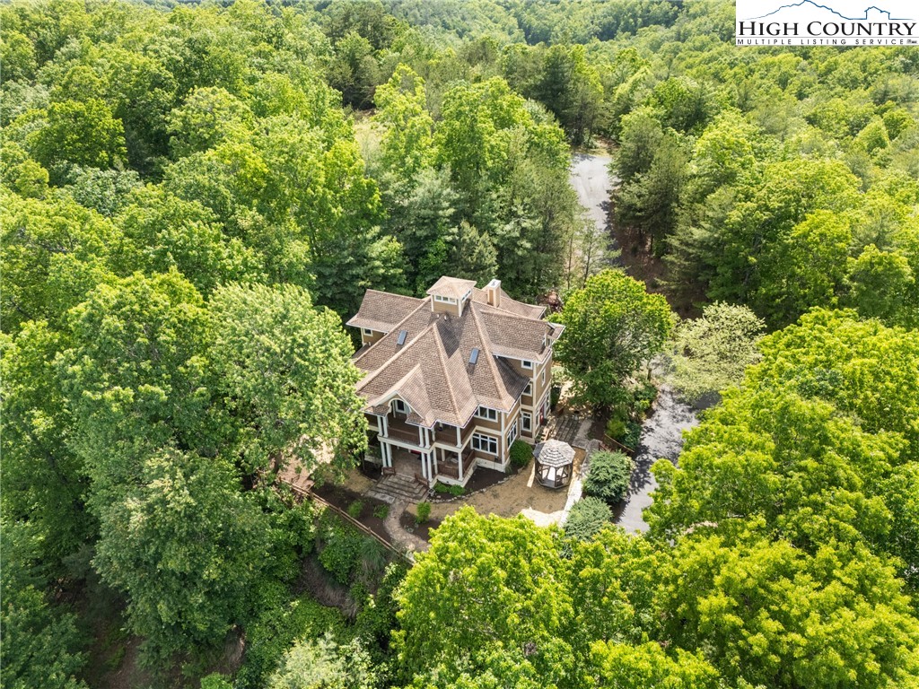 461 Summit Rise Drive Boone, NC 28607 - Photo 2 of 50 an aerial view of a house with a yard patio and outdoor seating