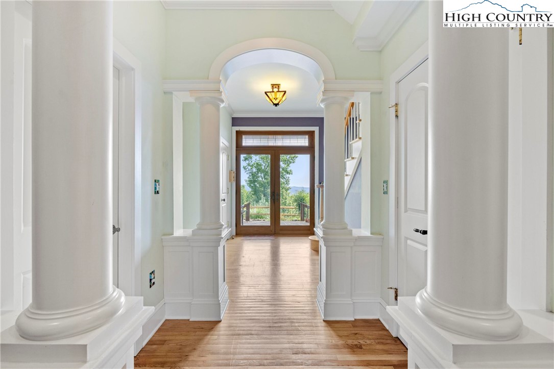 461 Summit Rise Drive Boone, NC 28607 - Photo 10 of 50 a view of an entryway with wooden floor